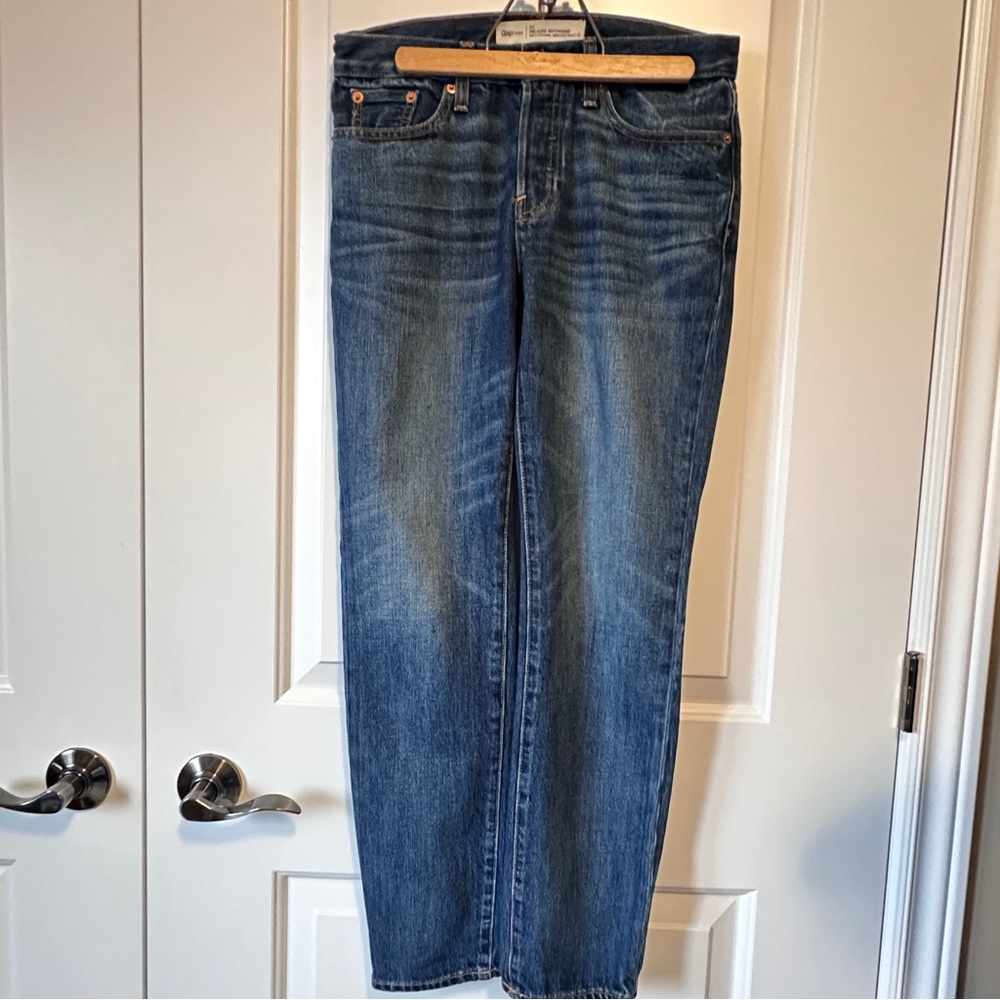 Gap jeans relaxed boyfriend buttonfly 24” x 26” inseam